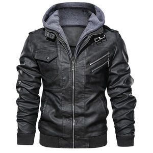 2019 Fashion Men's PU Jackets Casual Emperor Jackets European size Dropshipping