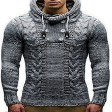 Load image into Gallery viewer, SHUJIN Cardigan Sweater Coat Men Autumn Fashion Solid Sweaters Casual Warm Knitting Jumper Sweater Male Coats Plus Size 3XL