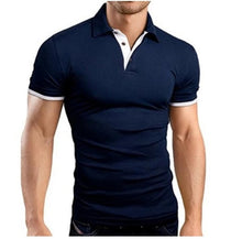 Load image into Gallery viewer, 2019 Fashion Polo Shirt Men Casual Turn Down Collar Short Sleeve Men Shirt Slim Fit Mens Summer Tops Polo Homme Plus Size 5xl