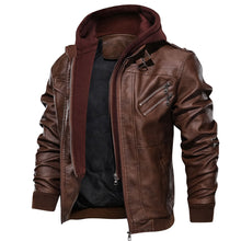 Load image into Gallery viewer, Men&#39;s Leather Jackets Autumn New Casual Motorcycle PU Jacket Leather Coats European size Jackets Drop Shipping