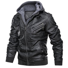 Load image into Gallery viewer, Men&#39;s Leather Jackets Autumn New Casual Motorcycle PU Jacket Leather Coats European size Jackets Drop Shipping