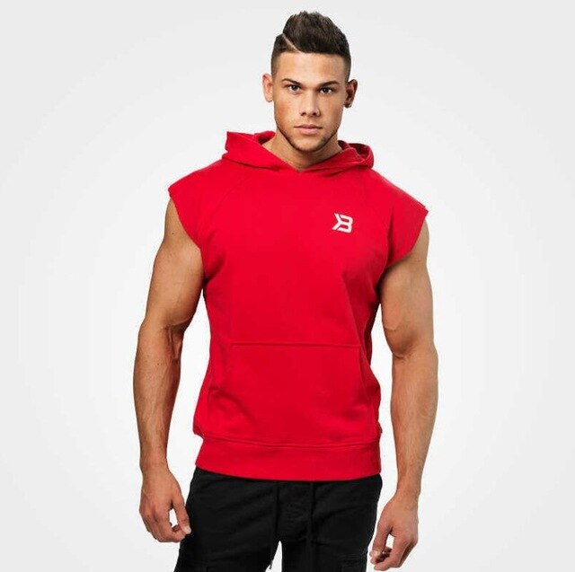 2019 Men Bodybuilding Tank Tops Gyms Fitness Workout Sleeveless Hoodies Man Casual Camouflage Hooded Vest Male Camo Clothing