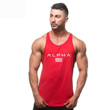 Load image into Gallery viewer, Bodybuilding Men Summer Fitness bodybuilding Hooded Tank Top fashion mens Crossfit clothing Loose breathable sleeveless shirts