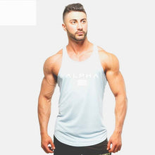 Load image into Gallery viewer, Bodybuilding Men Summer Fitness bodybuilding Hooded Tank Top fashion mens Crossfit clothing Loose breathable sleeveless shirts