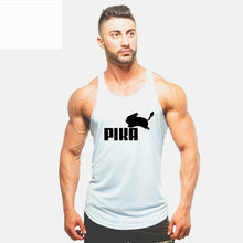 Load image into Gallery viewer, Bodybuilding Men Summer Fitness bodybuilding Hooded Tank Top fashion mens Crossfit clothing Loose breathable sleeveless shirts