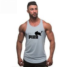 Load image into Gallery viewer, Bodybuilding Men Summer Fitness bodybuilding Hooded Tank Top fashion mens Crossfit clothing Loose breathable sleeveless shirts