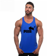 Load image into Gallery viewer, Bodybuilding Men Summer Fitness bodybuilding Hooded Tank Top fashion mens Crossfit clothing Loose breathable sleeveless shirts