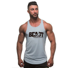 Load image into Gallery viewer, Bodybuilding Men Summer Fitness bodybuilding Hooded Tank Top fashion mens Crossfit clothing Loose breathable sleeveless shirts