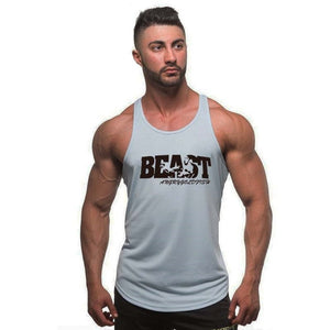 Bodybuilding Men Summer Fitness bodybuilding Hooded Tank Top fashion mens Crossfit clothing Loose breathable sleeveless shirts