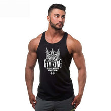 Load image into Gallery viewer, Bodybuilding Men Summer Fitness bodybuilding Hooded Tank Top fashion mens Crossfit clothing Loose breathable sleeveless shirts