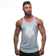 Load image into Gallery viewer, Bodybuilding Men Summer Fitness bodybuilding Hooded Tank Top fashion mens Crossfit clothing Loose breathable sleeveless shirts