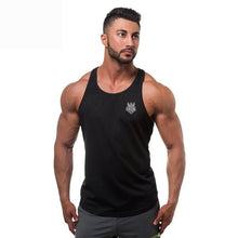 Load image into Gallery viewer, Bodybuilding Men Summer Fitness bodybuilding Hooded Tank Top fashion mens Crossfit clothing Loose breathable sleeveless shirts