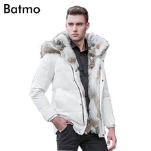 Load image into Gallery viewer, Batmo 2019 winter High Quality duck down jacket men coat parkas thick Liner male Warm Clothes Rabbit fur collar ,PLUS-SIZE 828