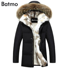 Load image into Gallery viewer, Batmo 2019 winter High Quality duck down jacket men coat parkas thick Liner male Warm Clothes Rabbit fur collar ,PLUS-SIZE 828