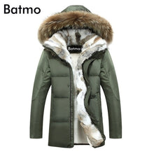 Load image into Gallery viewer, Batmo 2019 winter High Quality duck down jacket men coat parkas thick Liner male Warm Clothes Rabbit fur collar ,PLUS-SIZE 828