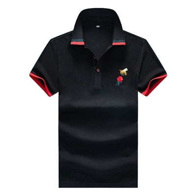 Mens Clothing 2019 classic Summer Brand Short Sleeve Polo Shirt Men Casual Regular cotton luxury designer Homme Solid Slim Polos