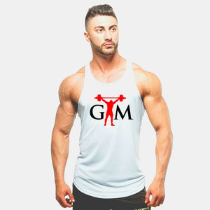 Men Fitness Singlet Sleeveless Shirt Cotton Muscle Guys Brand Undershirt for Boy Vest Gyms Clothing Bodybuilding Tank Top