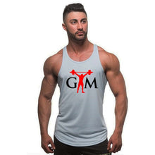 Load image into Gallery viewer, Men Fitness Singlet Sleeveless Shirt Cotton Muscle Guys Brand Undershirt for Boy Vest Gyms Clothing Bodybuilding Tank Top