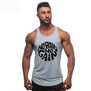 Men Fitness Singlet Sleeveless Shirt Cotton Muscle Guys Brand Undershirt for Boy Vest Gyms Clothing Bodybuilding Tank Top