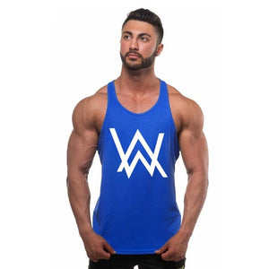 Men Fitness Singlet Sleeveless Shirt Cotton Muscle Guys Brand Undershirt for Boy Vest Gyms Clothing Bodybuilding Tank Top