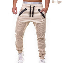 Load image into Gallery viewer, New Casual Streetwear Pants Solid Full Length Cargo Pants Men Drawstring Joggers Sweatpants Plus Size 4XL Mid Waist Trousers Men