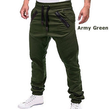 Load image into Gallery viewer, New Casual Streetwear Pants Solid Full Length Cargo Pants Men Drawstring Joggers Sweatpants Plus Size 4XL Mid Waist Trousers Men