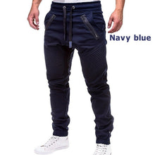 Load image into Gallery viewer, New Casual Streetwear Pants Solid Full Length Cargo Pants Men Drawstring Joggers Sweatpants Plus Size 4XL Mid Waist Trousers Men