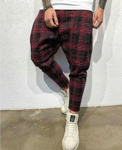 2019 Hiphop Design New Summer Sport Pants Men Square Lattice Sweatpants 3D Digital Printing Trousers Gym Jogging Pants Men