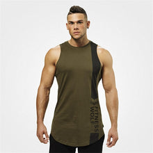 Load image into Gallery viewer, MLCRIYG  Summer 2019 New Fashion Casual Mens Gyms Sports Sweat absorption Quick dry round Collar sleeveless vest Hot sale