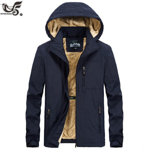 XIYOUNIAO plus size M~5XL 6XL Hooded Men Winter Jacket New Fashion Warm Wool Liner Man Jacket and Coat Windproof Male Parkas